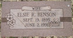 Elsie <I>Rosebrook</I> Benson 