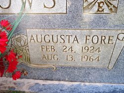 Augusta <I>Fore</I> Burrows 