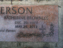 Katherine <I>Brownlee</I> Anderson 