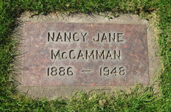 Nancy Jane <I>Hulse</I> McCamman 