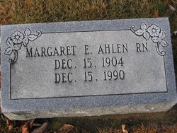 Margaret E <I>Ritter</I> Ahlen 