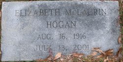Elizabeth <I>McLaurin</I> Hogan 