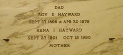 Roy S Hayward 