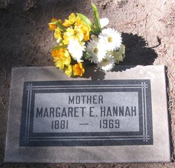 Margaret Ellen <I>Flora</I> Hannah 