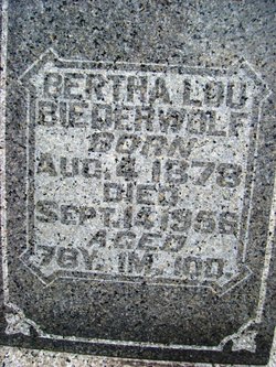 Bertha Lou Biederwolf 