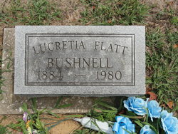 Lucretia <I>Flatt</I> Bushnell 
