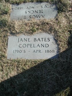 Jeannie “Jane” <I>Bates</I> Copeland 