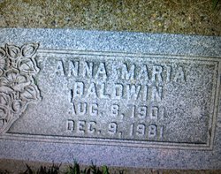 Anna Maria Baldwin 