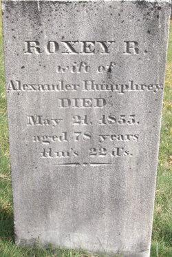 Roxana R. “Roxey” <I>Brown</I> Humphrey 