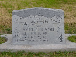 Walter Glen “Walt” Weber 