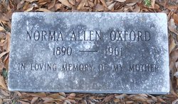 Norma Jean <I>Allen</I> Oxford 