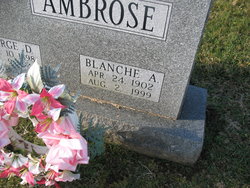 Blanche A <I>Ferry</I> Ambrose 