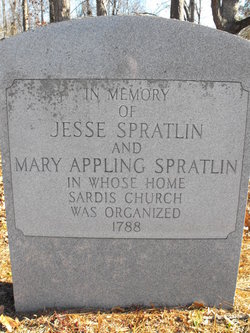 Mary Elizabeth <I>Appling</I> Spratlin 