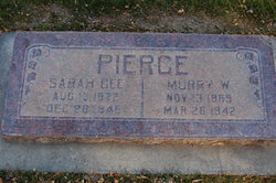 Sarah <I>Gee</I> Pierce 