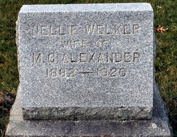 Nellie Gelwicks <I>Welker</I> Alexander 