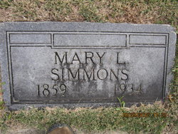 Mary Louise <I>Cotten</I> Simmons 
