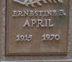 Ernestine Beulah <I>Hart</I> April 
