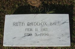 Ruth <I>Maddox</I> Ball 