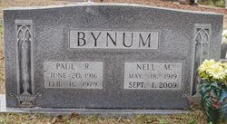 Nellie Mae <I>Maynor</I> Bynum 