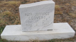 Ruth <I>Jennings</I> Conyers 