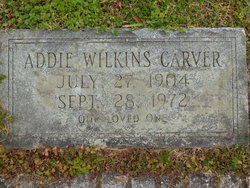 Addie Mae <I>Wilkins</I> Carver 