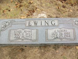 Ethel <I>Adams</I> Ewing 