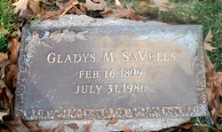 Gladys Mary <I>Mann</I> SaVells 