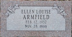 Ellen Louise <I>Pate</I> Armfield 