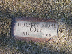 Florence Gertrude <I>Stone</I> Cole 