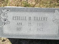 Estelle <I>Hughey</I> Tillery 