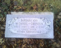 Barbara Ann <I>McDaniel</I> Drenton 