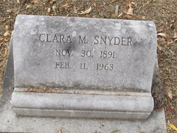 Clara Marie <I>Ebeling</I> Snyder 