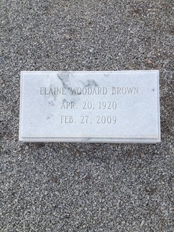 Elaine <I>Woodard</I> Brown 