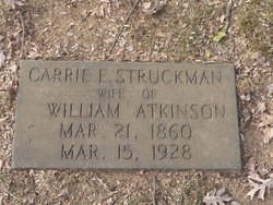 Carrie E <I>Struckman</I> Atkinson 