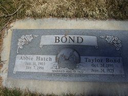 Abbie Elulla <I>Hatch</I> Bond 
