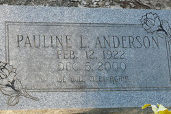 Pauline L Anderson 