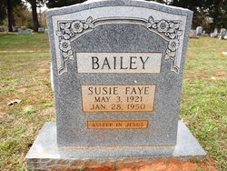 Susie Faye <I>Hutson</I> Bailey 