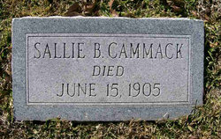 Sarah B “Sallie” <I>McMullin</I> Cammack 