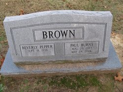 Rev Paul Burns Brown 