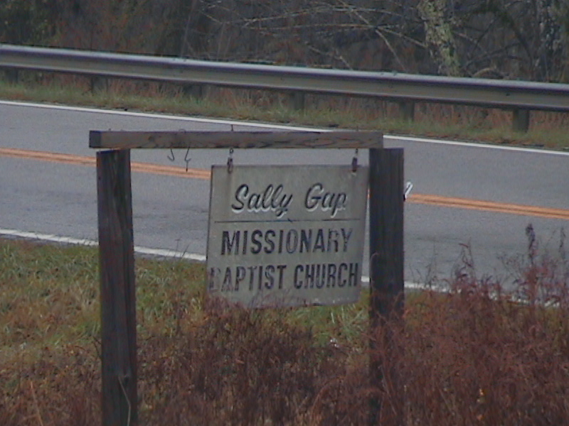 Sally Gap Missionary Baptist Church Cemetery
