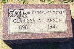Clarissa Annette <I>Myron</I> Larson 