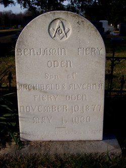 Benjamin Fiery Oden 