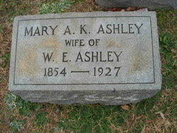 Mary Agnes <I>Kingsley</I> Ashley 