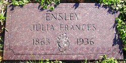 Julia Frances <I>Burkett</I> Ensley 