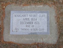 Margaret <I>Nesbit</I> Cliff 