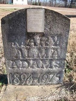 Mary Alma Adams 