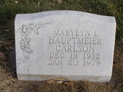 Marylyn L <I>Hauptmeier</I> Carlson 