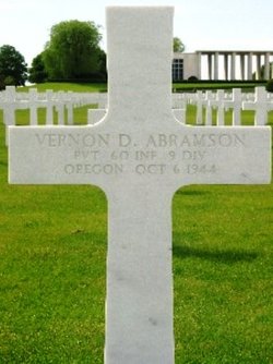 Pvt Vernon D Abramson 