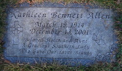 Kathleen <I>Bennett</I> Allen 
