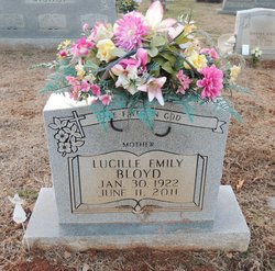 Lucille Emily <I>Bishop</I> Bloyd 